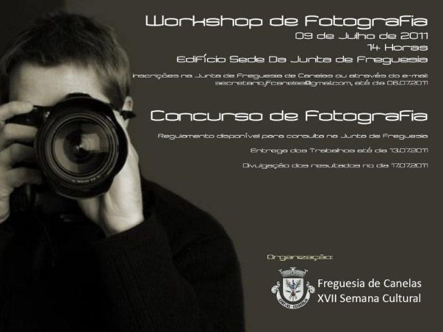 Workshop fotografia na Junta de Freguesia de Canelas Workshop-canelas